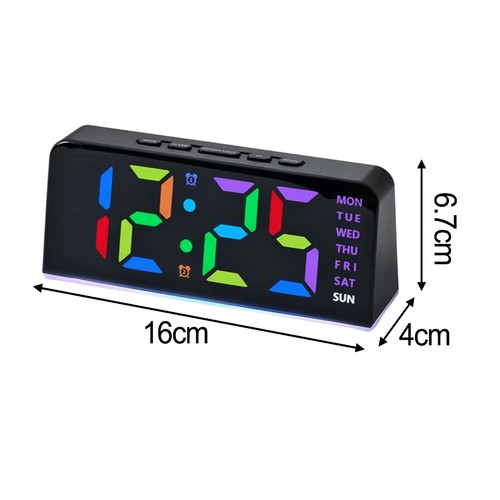 Horloge lumineuse rgb - horloge,
