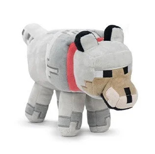 Minecraft peluche loup - minecraft, cm