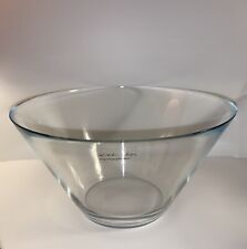 IKEA Glass Serving Bowl TRYGG Pasta Salad 11” Hagberg Retired Holiday Table