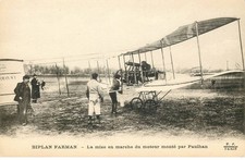 AVIATION  Biplan FARMAN la