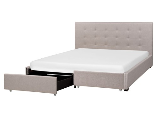 Lit double 160x200 tissu - cm,