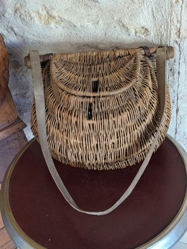 Ancien panier pêche en - ancien,