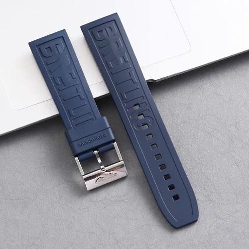 22mm 24mm for breitling - for, blue