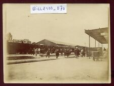 old photo. gare.  locomotive . train . SNCF . railway