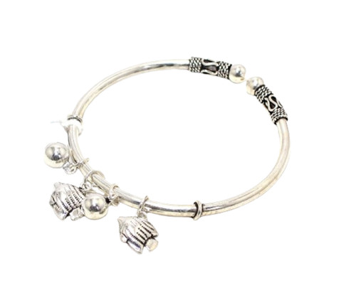 Bracelet bague jonc charm - bague,