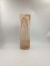Vase Rouleau Verre Ambré