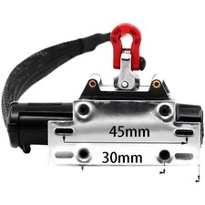 Treuil Automatique Simulé en Métal et Fil d'Acier pour 1/10 RC Crawler Car Axial