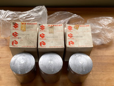 Suzuki GT750A Set of 3 Pistons +1mm, New Old Stock