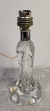 Vintage Art Deco Crystal Lamp Stand Height 23cm