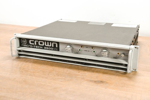 Crown macro tech 3600vz - crown, macro-tech