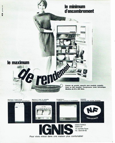 Advertising 0817 1967 ignis - 0817,