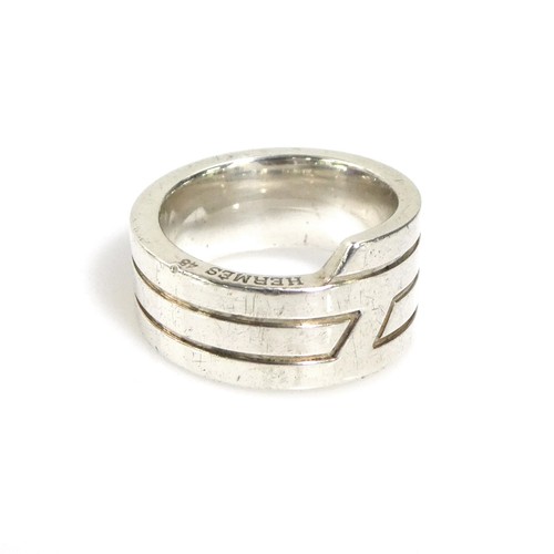 Auth hermes ring silver 925 - hermes,