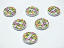 LOT 6 BOUTONS BOIS : rond