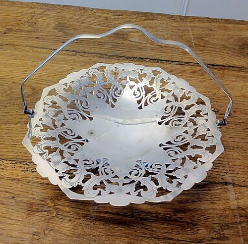 Presentoire metal argente - metal,