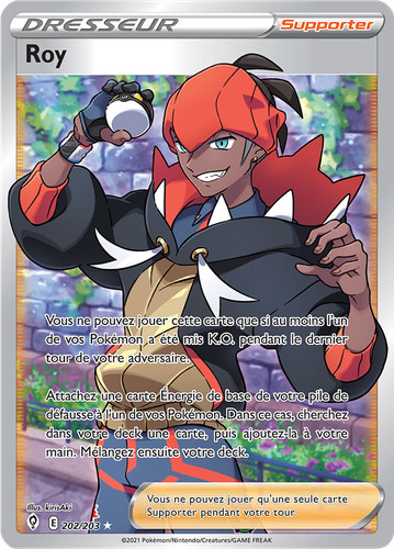Carte pokémon roy - carte, 202/203