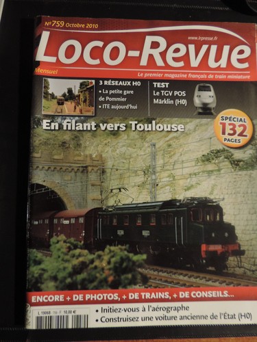 Loco revue 759 mozine tgv - loco, pos