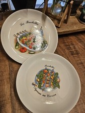 Lot 6 Assiettes Et 1 Plat