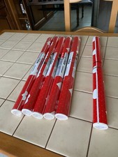 ROULEAUX ADHÉSIF DÉCORATIF - 5 Neufs - Design folie D-C-Fix rouge coeurs blancs