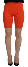 DSQUARED2 Short Orange Viscose Mi Taille Slim Fit Bermuda IT38/US4/XS 530usd