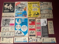 Peugeot Original Advertising 1960s Cycles Garage Terrot Moped Talbot