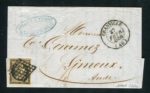 Rare lettre granville - de,