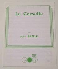 Partition sheet music JOSS BASELLI : La Corsette 80's * Accordéon valse