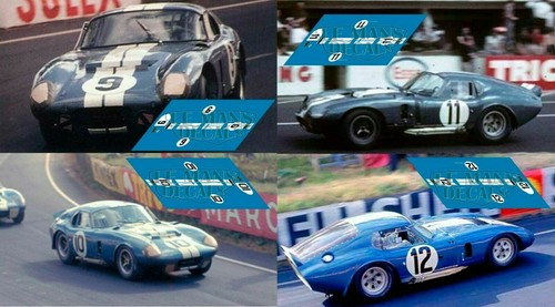 Décals shelby cobra - ac,