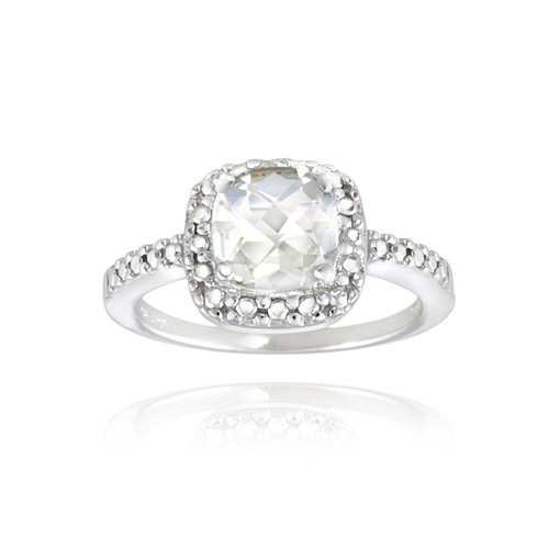 Bague carrée argent - bague, 925
