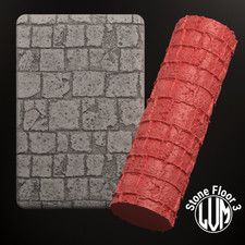 Rouleau de Texture roller Dalles de pierre n°3 Modélisme Wargames Warhammer LVM
