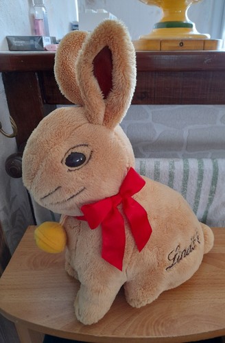 Peluche grand lapin beige - grand,