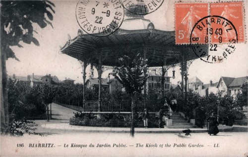 Cpa biarritz le kiosque - cpa,
