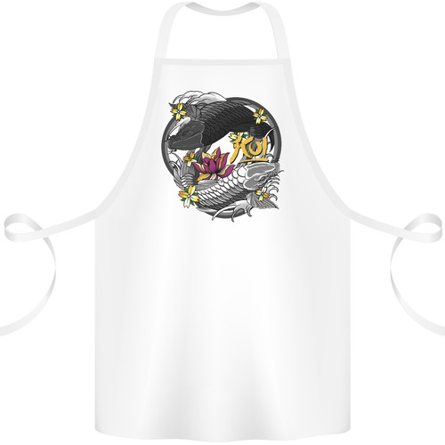Tablier coton koi - en, carp