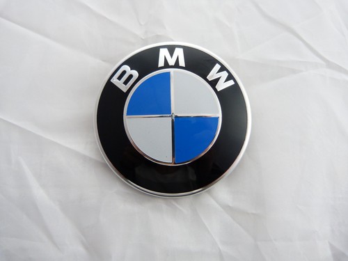 Logo bmw 82mm bleu - logo,