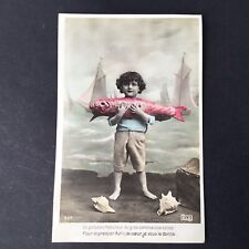CPA 1er Avril Poissons 1908 - Carte Ancienne 1st April Fish Antique Postcard