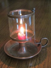 Ancien bougeoir cuivre