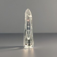 Cristal De Baccarat Grand Vase Soliflore Forme Libre 33cm Bel État