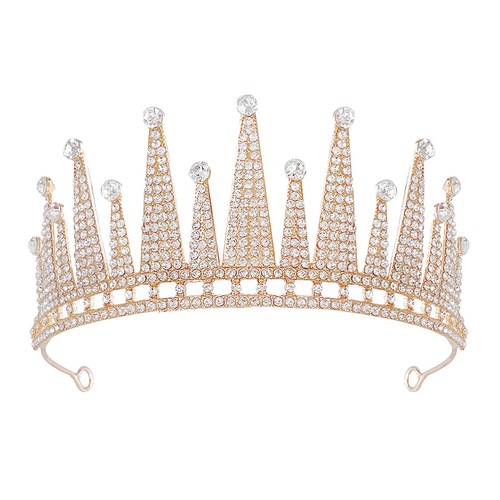 Serre tête couronne strass - de,