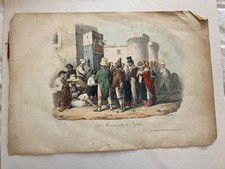 planche lithographiée de