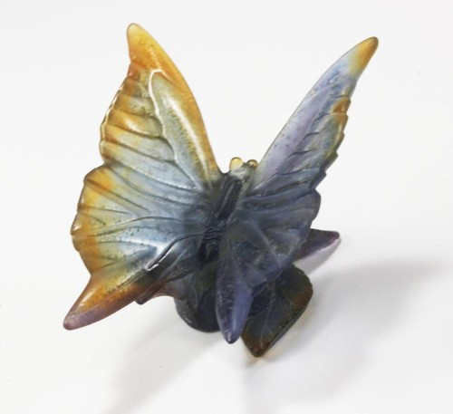 Daum papillon pate verre - daum,