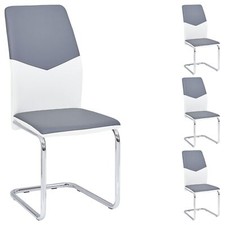 Lot de 4 chaises de salle à