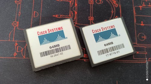 Deux cartes compact flash - cartes, 64mb
