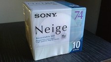10 Minidisc Sony Neige Série