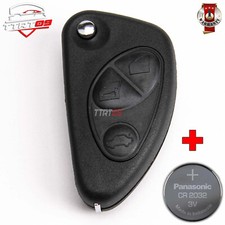 COQUE CLÉ POUR  ALFA ROMEO GT 147 156 166 3 BOUTONS LAME SIP22 + CR2032