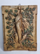 Haut-relief mural en plâtre