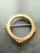 Ancienne Broche En Plaquer Or