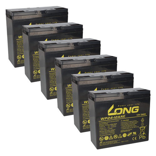 Batterie plomb 72v 24ah - 72v, (6x