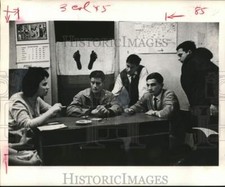 1962 Press Photo "Pieds Noirs" students at Montpellier, Algeria - hcb39960