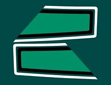 1975 KAWASAKI 400 S3A -REAR TAIL DECALS CANDY GREEN-1975 KAWASAKI 400 S3A