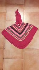 poncho rose et vert multicouleur pour fille 4/5 ans Pick Ouic