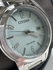 Citizen Lady Eco-Drive Green Dial Watch FE1241-71X